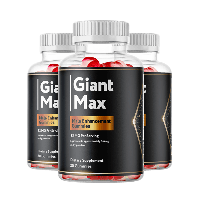 GiantMax bottle and packaging